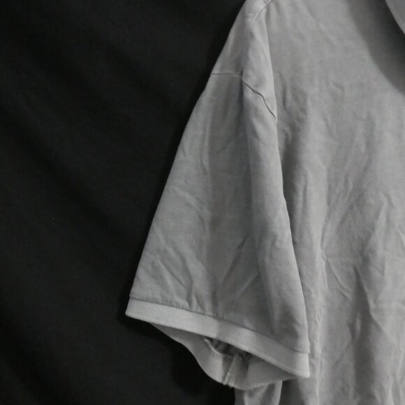 CALVIN KLEIN | XXL | Classic Grey Cotton Polo Shirt with Pocket - Picture 3 of 12
